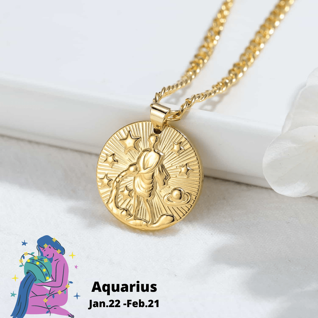 Aquarius necklace