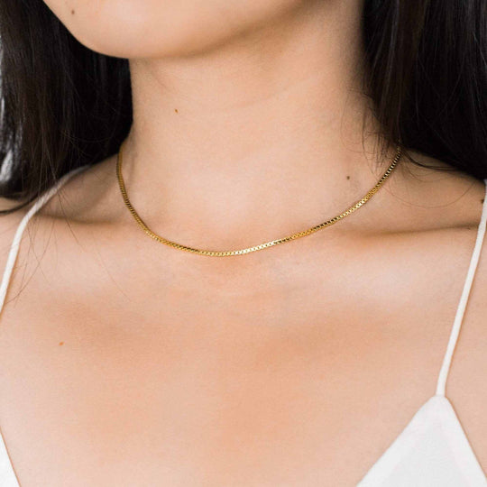 Box chain necklace 