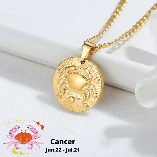 Cancer pendant necklace | custom jewelry | Kenzella jewelry