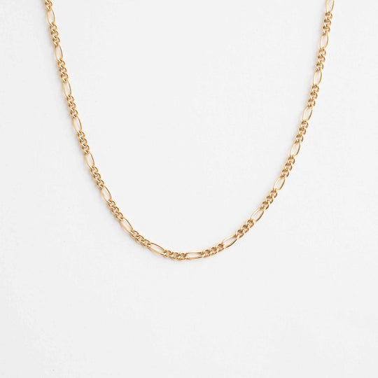 Figaro chain necklace gold