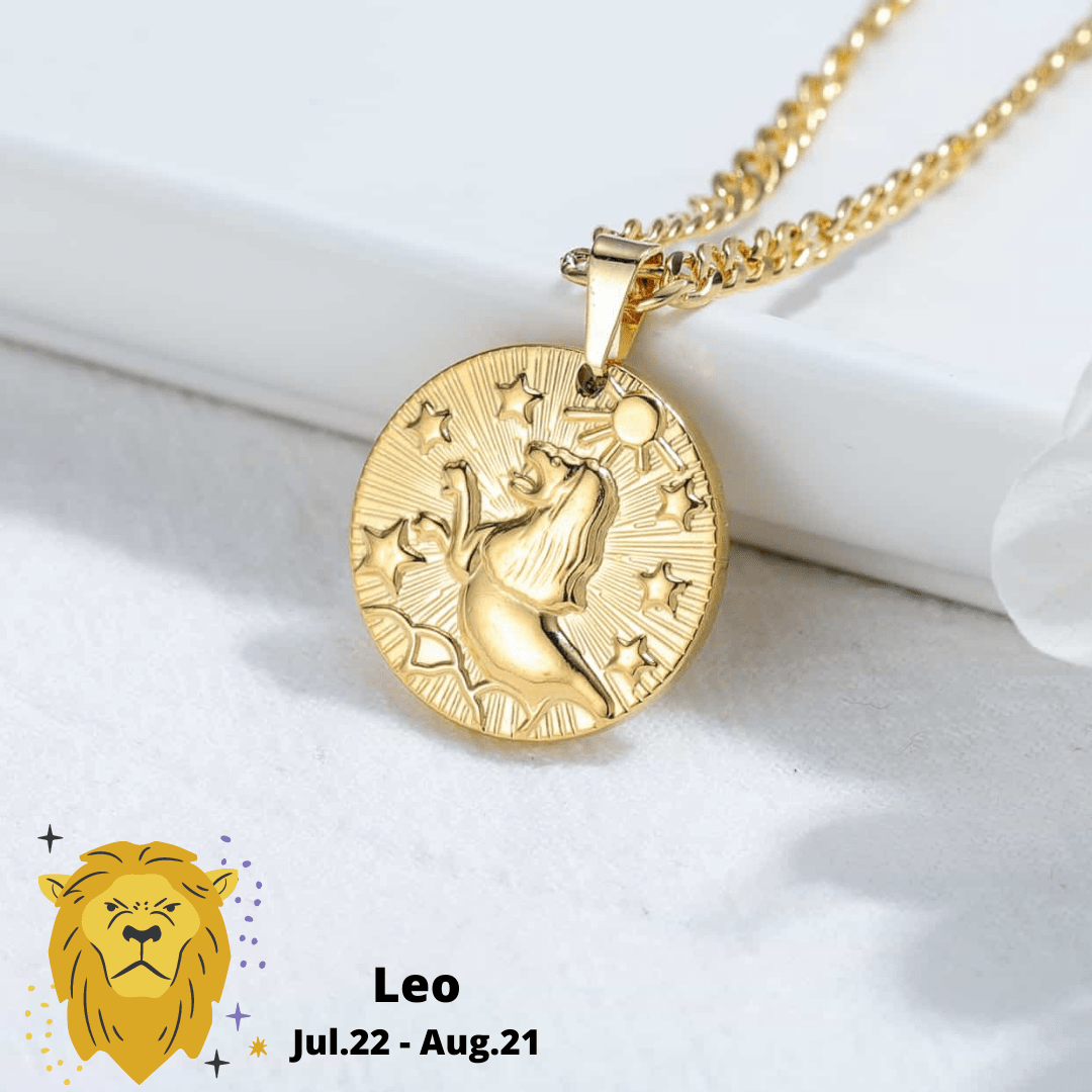 Leo pendant necklace | custom jewelry | Kenzella jewelry