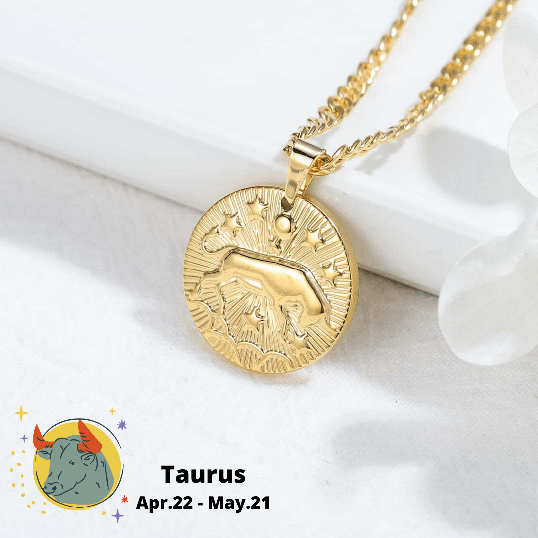 Taurus pendant necklace | custom jewelry | Kenzella jewelry