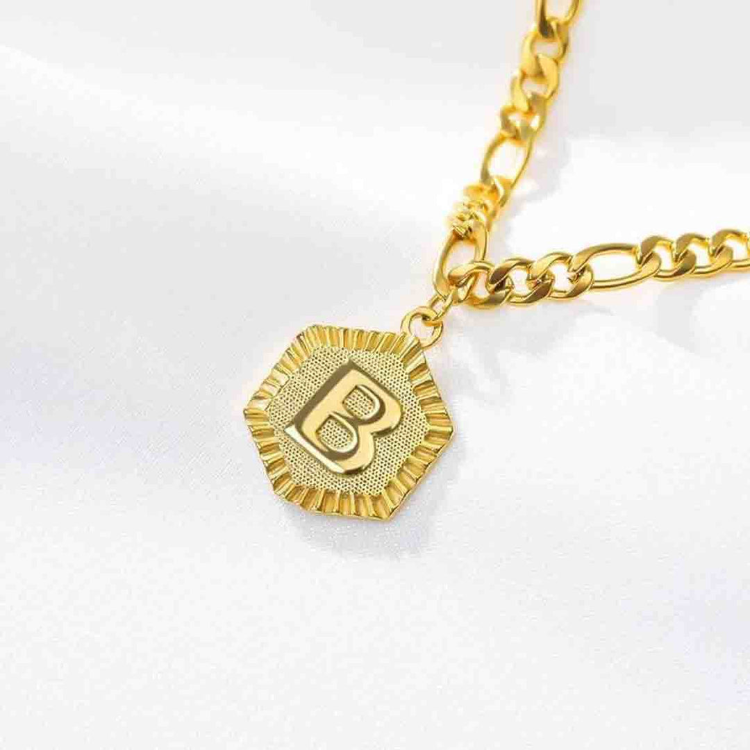 initial anklet Gold 