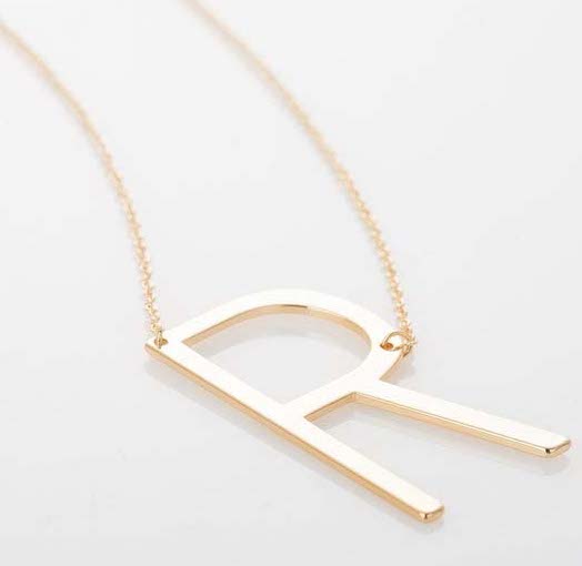 Big letter necklace - Kenzella