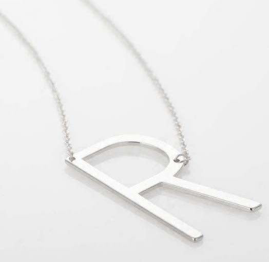 Big letter necklace - Kenzella