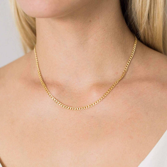 Curb chain necklace - Kenzella