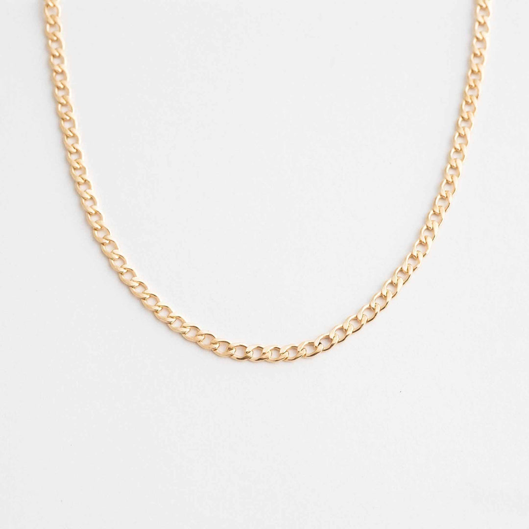 Curb chain necklace - Kenzella