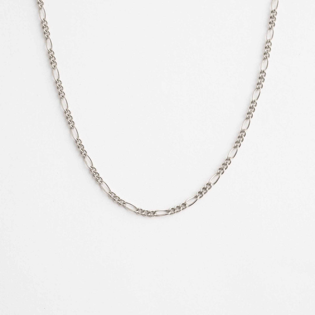 Figaro chain necklace silver