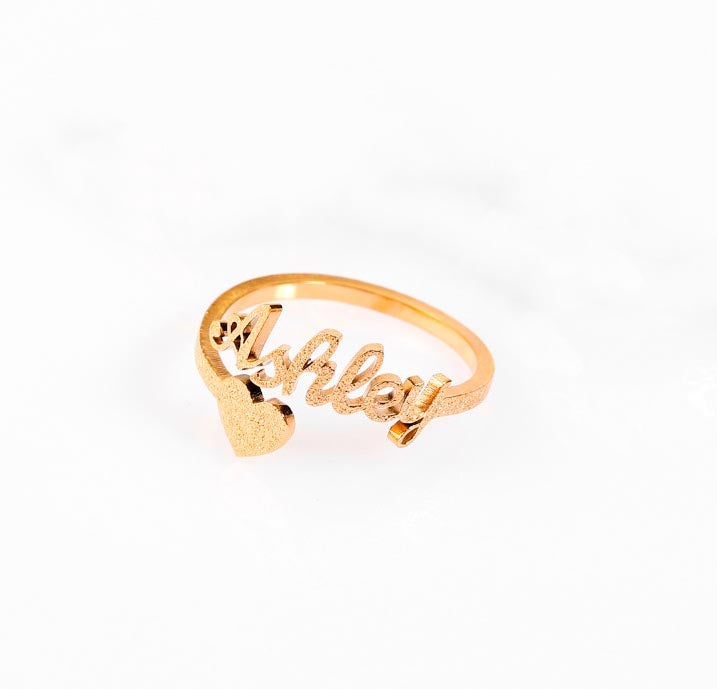 Frosted Heart ring - Kenzella