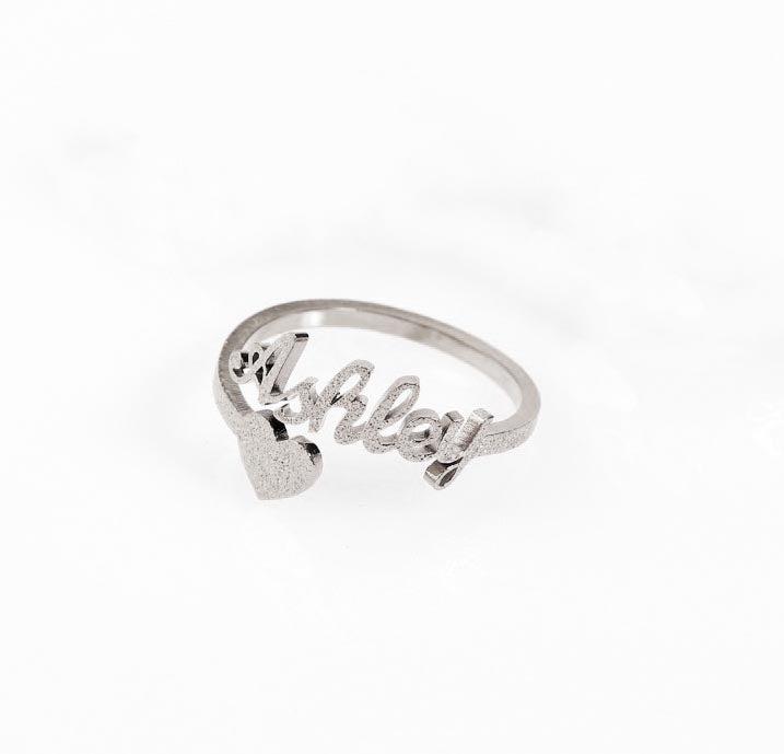 Frosted Heart ring - Kenzella