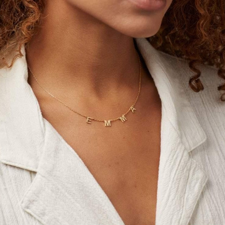 choker name necklace - Kenzella