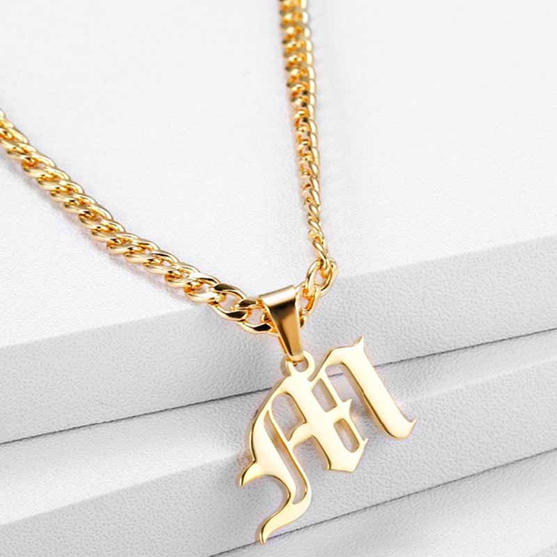 necklace with initial pendant | Kenzella