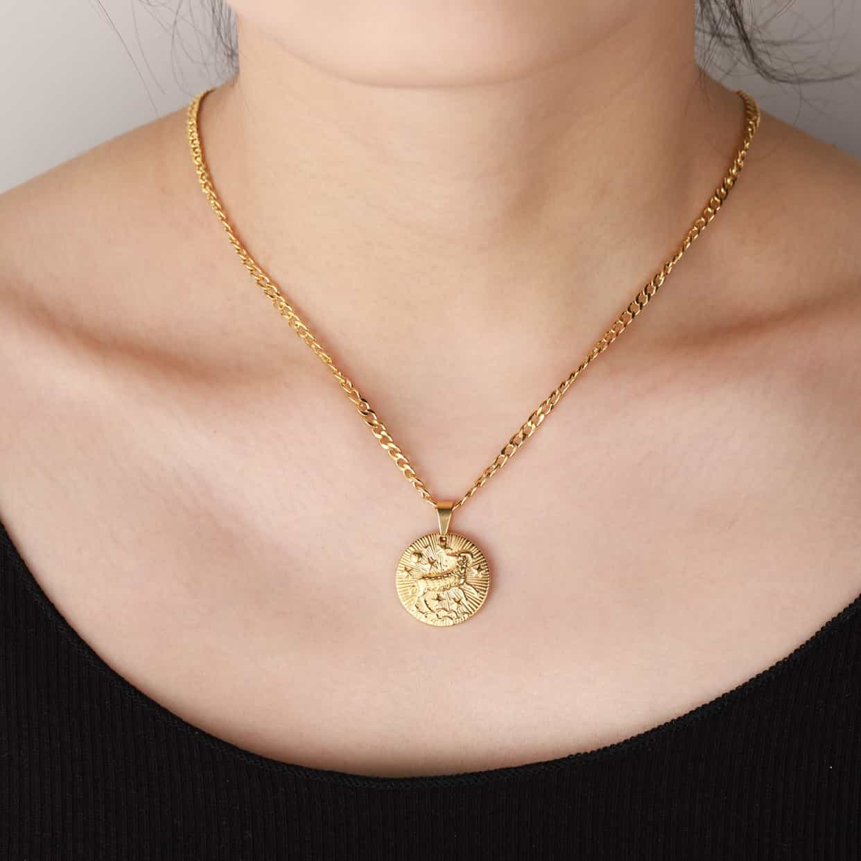 Scorpio Pendant Zodiac sign necklace kenzella jewelry Kenzella